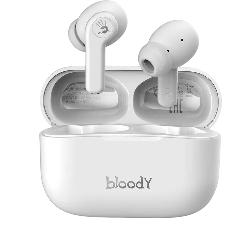 Игровая Гарнитура Bloody M30, Беспроводной, Белый