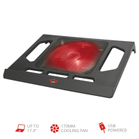 TR_20159. Trust Gaming GXT 220 Kuzo, 17.4 Gaming notebook cooling stand with silent, extralarge and, acer,asus,lenovo,hp,dell,планшеты,чехол для планшета, подставка для ноутбука, зарядка для ноутбука