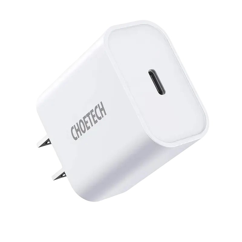 Зарядное устройство Choetech Q5004, 20Вт, Белый,usb ,micro ,iphone, 3.5, tupe-c, тюльпаны