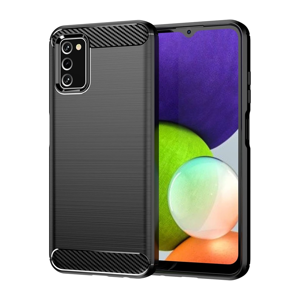 Helmet Case Carbon Samsung A03S, Black