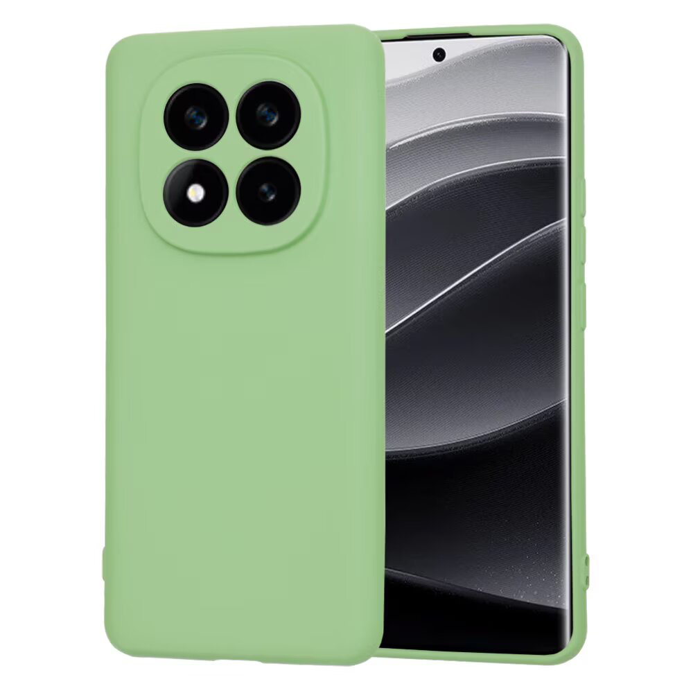 WOO Case Liquid Silicone Xiaomi Redmi Note 14 Pro 5G, Green