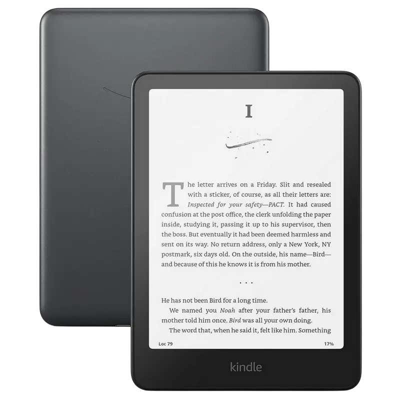 Электронная книга Amazon Kindle Paperwhite (12th Gen) 2024 Signature Edition, Metallic Black, acer,asus,lenovo,hp,dell,планшеты,чехол для планшета, подставка для ноутбука, зарядка для ноутбука