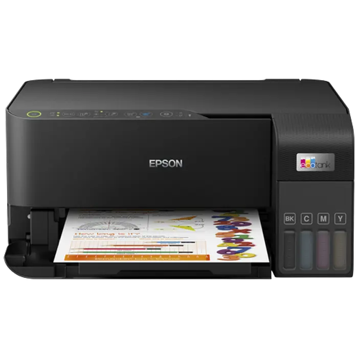 Струйный принтер Epson MFD EcoTank L3550, Чёрный
