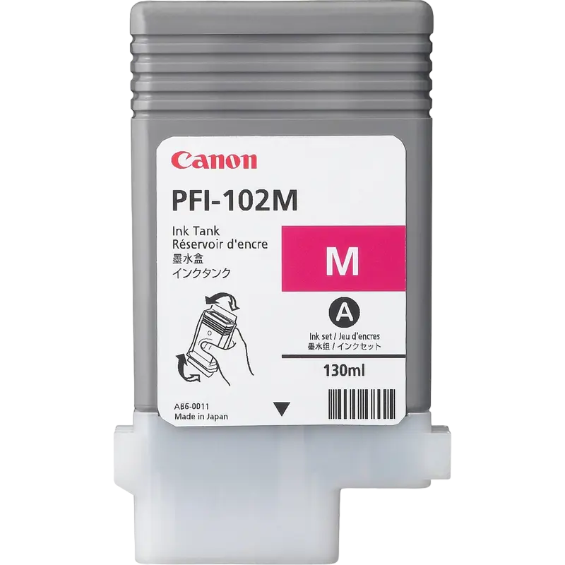 Картридж чернильный Canon PFI-102, 130мл, Пурпурный,бумага ,чернила, Opc, тонер, dvd, duracell, батарейки