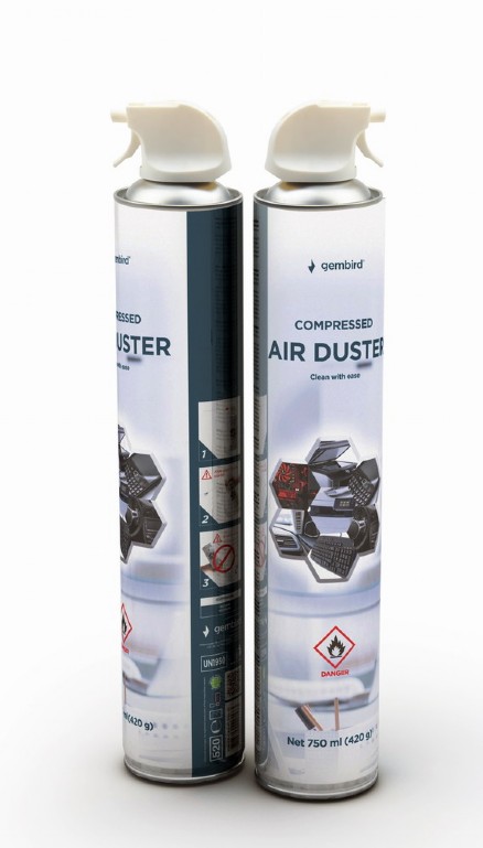  Compressed air Gembird "CK-CAD-FL750-01", 750 ml