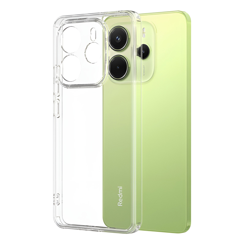 WOO Case TPU Soft Xiaomi Redmi Note 14 4G, Clear 163.3 x 76.6 x 8.2 mm