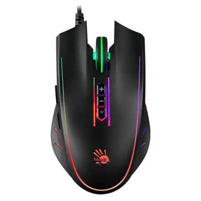 Gaming Mouse Bloody Q81 Curve, 500-3200 dpi, 8 buttons, 60 IPS, 20G, 98g, Ambidextrous, X'Glide, Neo