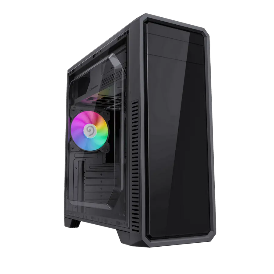 Компьютерный корпус Gamemax G561E-BK, Midi-Tower, Без блока питания, Чёрный,процессоры ,оперативная память, ssd, M2, hdd, кейсы