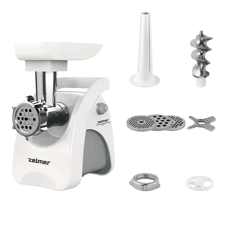 Мясорубка Zelmer ZMM9801B, Белый