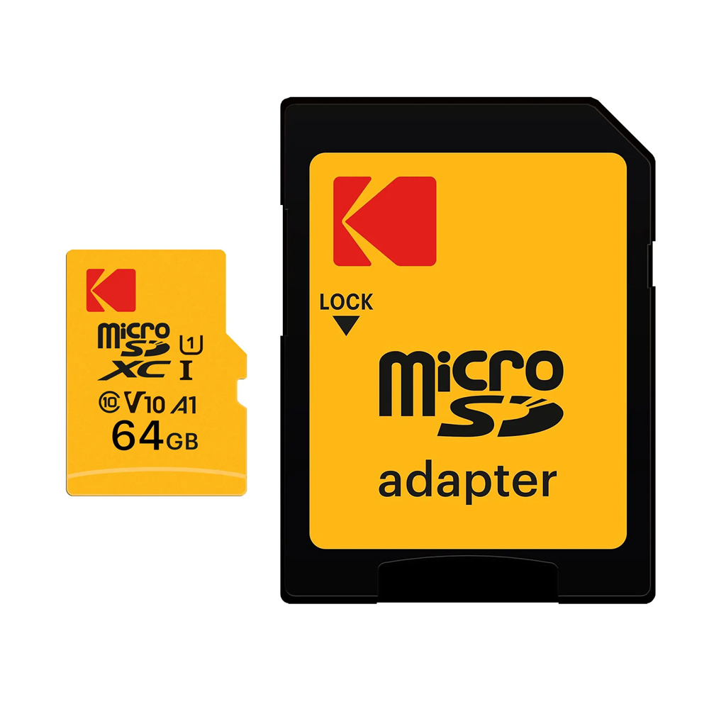 Kodak MicroSDXC 64GB UHS-I U1 V10 A1 + Adapter