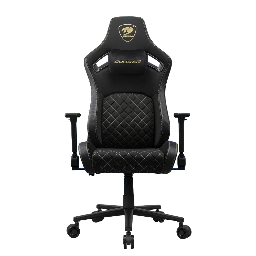 Игровое кресло Cougar Defensor, Ткань, Искусственная кожа, Gold F