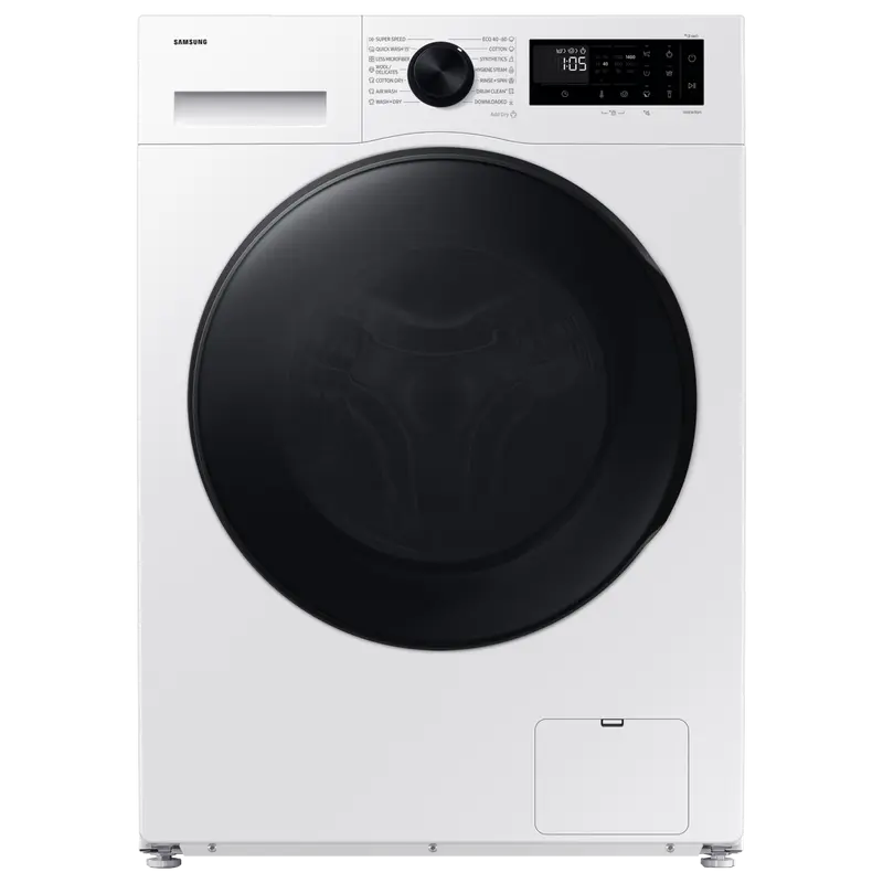Стирально-сушильная машина Samsung WD90DG5G34BELE, 9кг, Белый