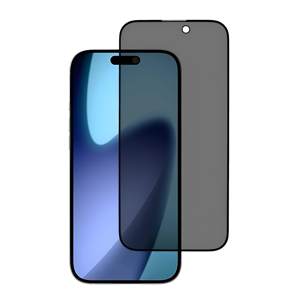 WOO Tempered Glass Privacy 5D iPhone 17 Pro/ iPhone 18 Pro, Black