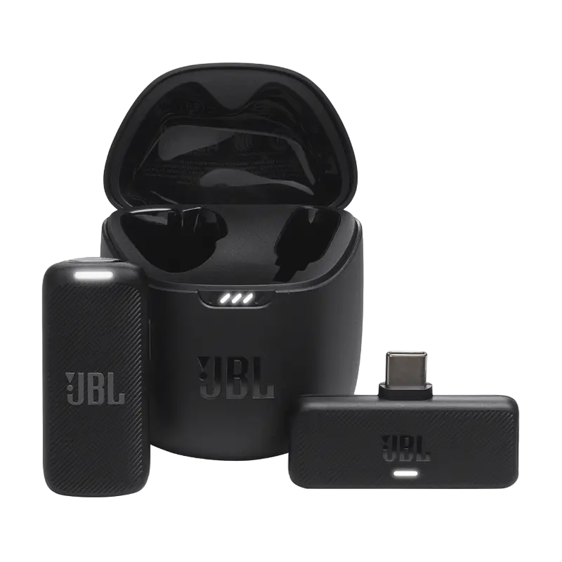 Портативный записывающий микрофон JBL Quantum Stream USB-C, Беспроводной, Чёрный
