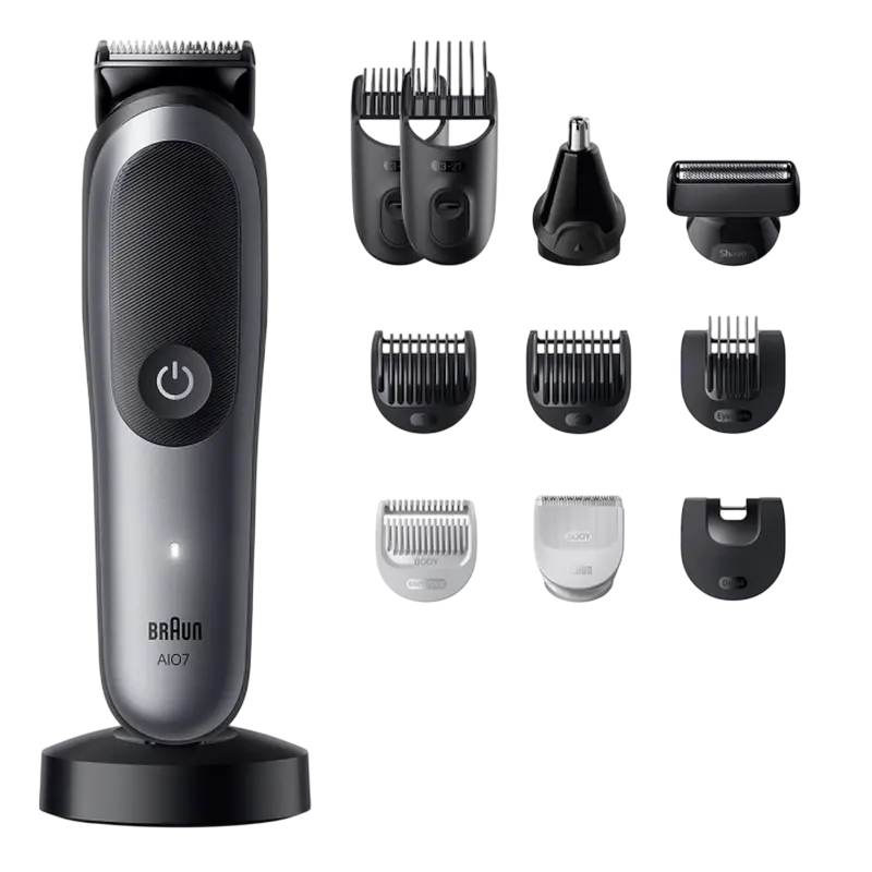 Мужской Триммер Braun AIO7560, Серый
