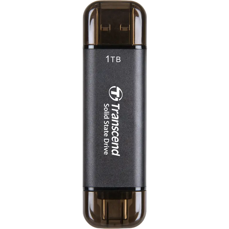 Внешний портативный SSD накопитель Transcend ESD310C, 1 ТБ, Чёрный (TS1TESD310C),процессоры ,оперативная память, ssd, M2, hdd, кейсы