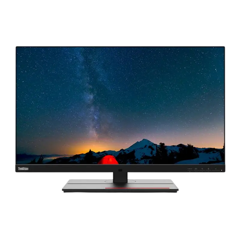 27" Монитор Lenovo ThinkVision P27u-20, IPS 3840x2160 4K UHD, Чёрный