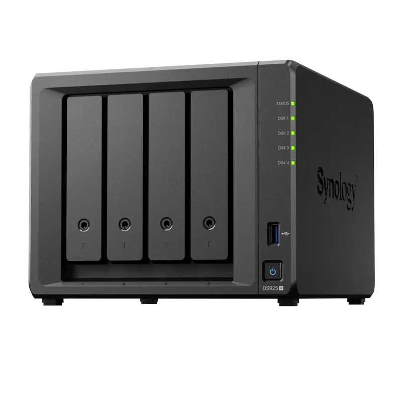 Сетевое хранилище SYNOLOGY DS925+, Черный