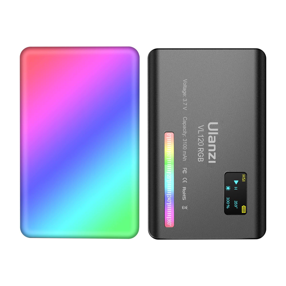 Ulanzi Camera Led Light VL120RGB, Black