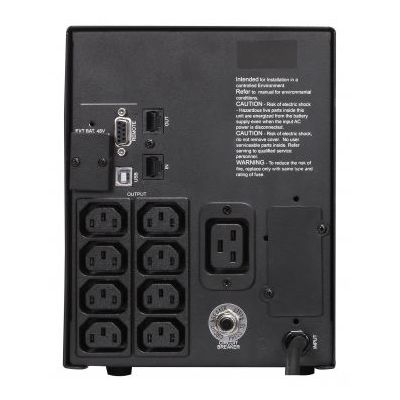 UPS PowerCom SPT-3000, 3000VA/2400W, Smart Line Interactive, Pure Sinewave, LCD, AVR, USB, SNMP, 4xS
