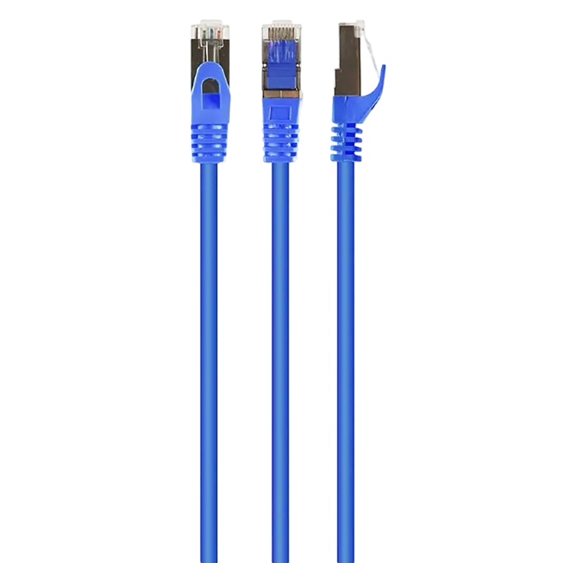 Патч-корд Cablexpert PP6-0.5M/B, Cat6 FTP , 0,5м, Синий,usb ,micro ,iphone, 3.5, tupe-c, тюльпаны