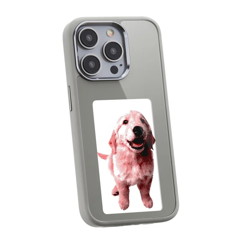 DIY Ink Screen Phone Case, 14 Pro,Grey