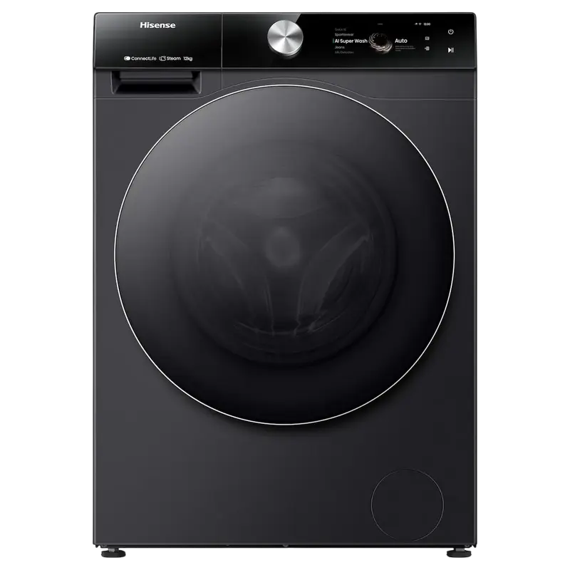 Стиральная машина Hisense WF7S1247BB, 12кг, Черный