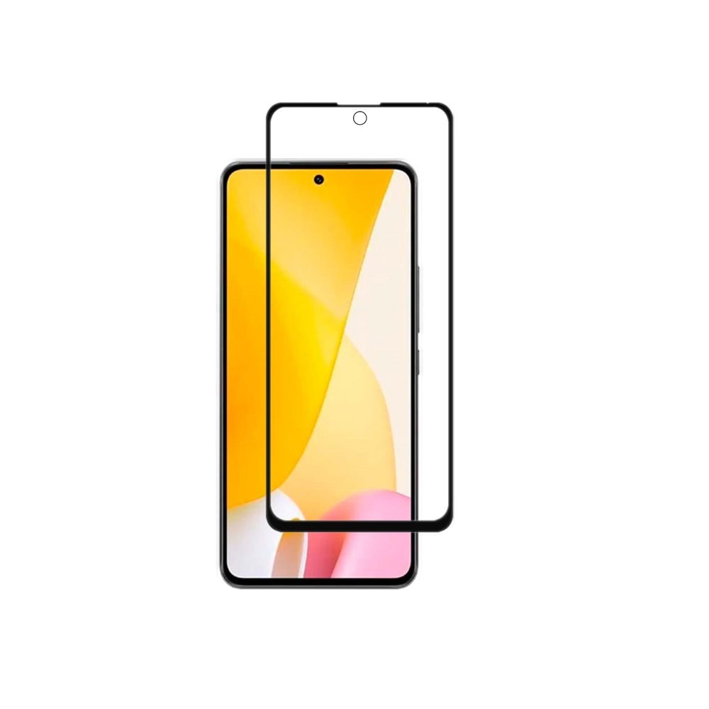 Helmet Diamond Glass 4D Xiaomi 12 Lite, Black