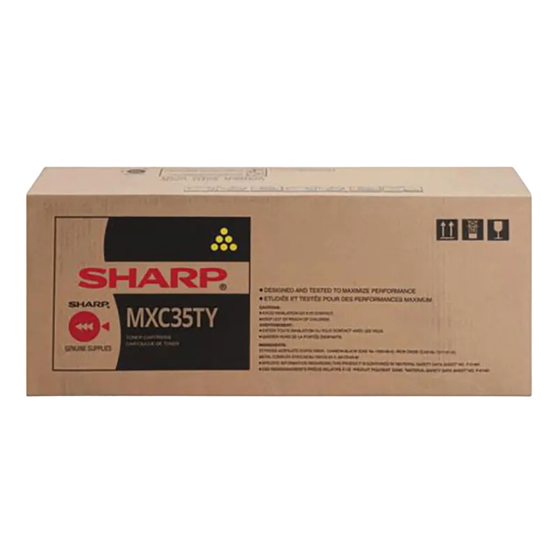 Тонер Sharp MX-C35TY, Желтый,бумага ,чернила, Opc, тонер, dvd, duracell, батарейки