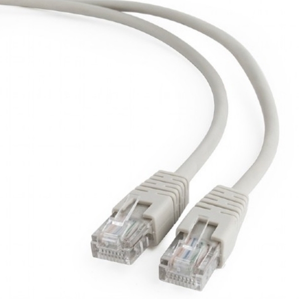  1.5m, Patch Cord  Gray  PP12-1.5M, Cat.5E, Cablexpert, molded strain relief 50u" plugs