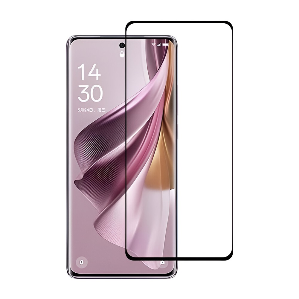 Helmet Diamond Glass 5D Oppo Reno 10 Pro 5G, Black
