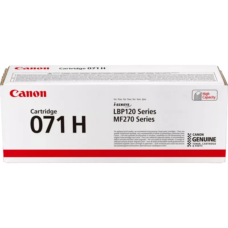 Лазерный картридж Canon CRG-071 H, Чёрный