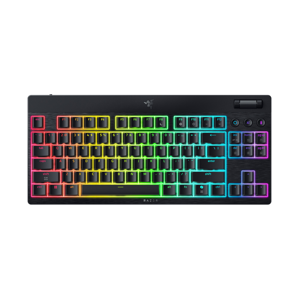 Razer Keyboard Mechanical BlackWidow V4 Tenkeyless HyperSpeed Wireless (Yellow Switch) US Layout