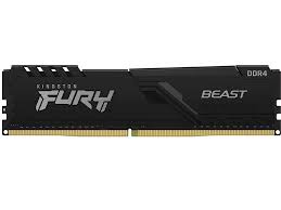8GB DDR4-3200MHz  Kingston FURY Beast (KF432C16BB/8), CL16-18-18, 1.35V, Intel XMP 2.0, Black,процессоры ,оперативная память, ssd, M2, hdd, кейсы