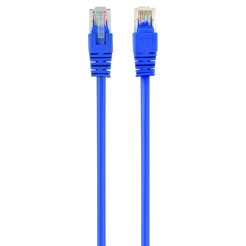 Патч-корд Cablexpert PP12-5M/B, CAT5e UTP, 5м, Синий,usb ,micro ,iphone, 3.5, tupe-c, тюльпаны