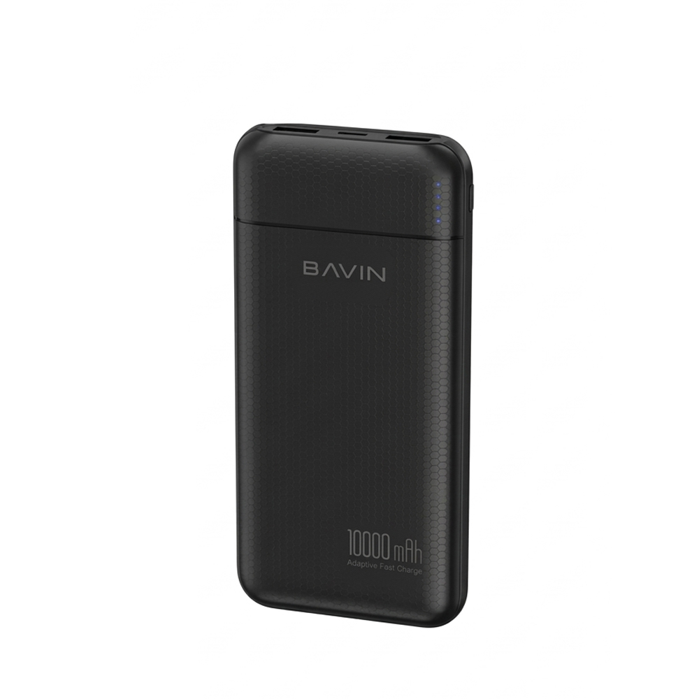 BAVIN Power Bank 10000mAh, Quick Charging, Dual USB Output, Black