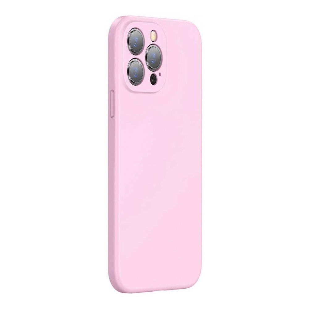 Baseus Case Liquid Silica Gel Protective iPhone 13 Pro, Pink
