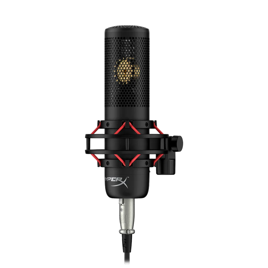 Microphones HyperX ProCast, Cardioid, 75db, -38 db, Detachable metal pop filter, Shock mount, XLR Co