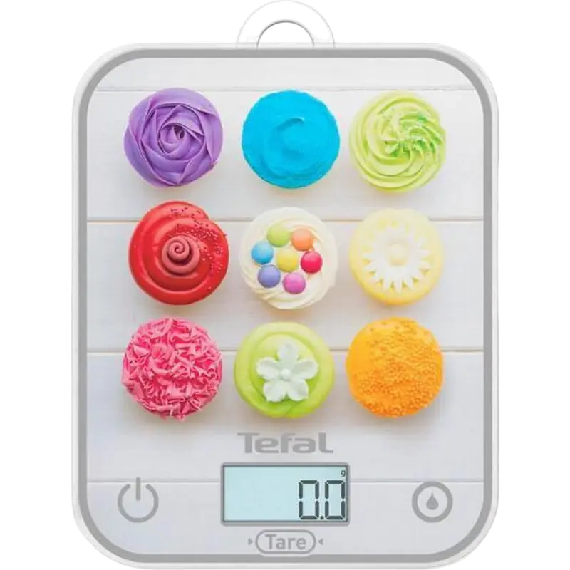 Электронные кухонные весы  Tefal BC50D4V0, Серый