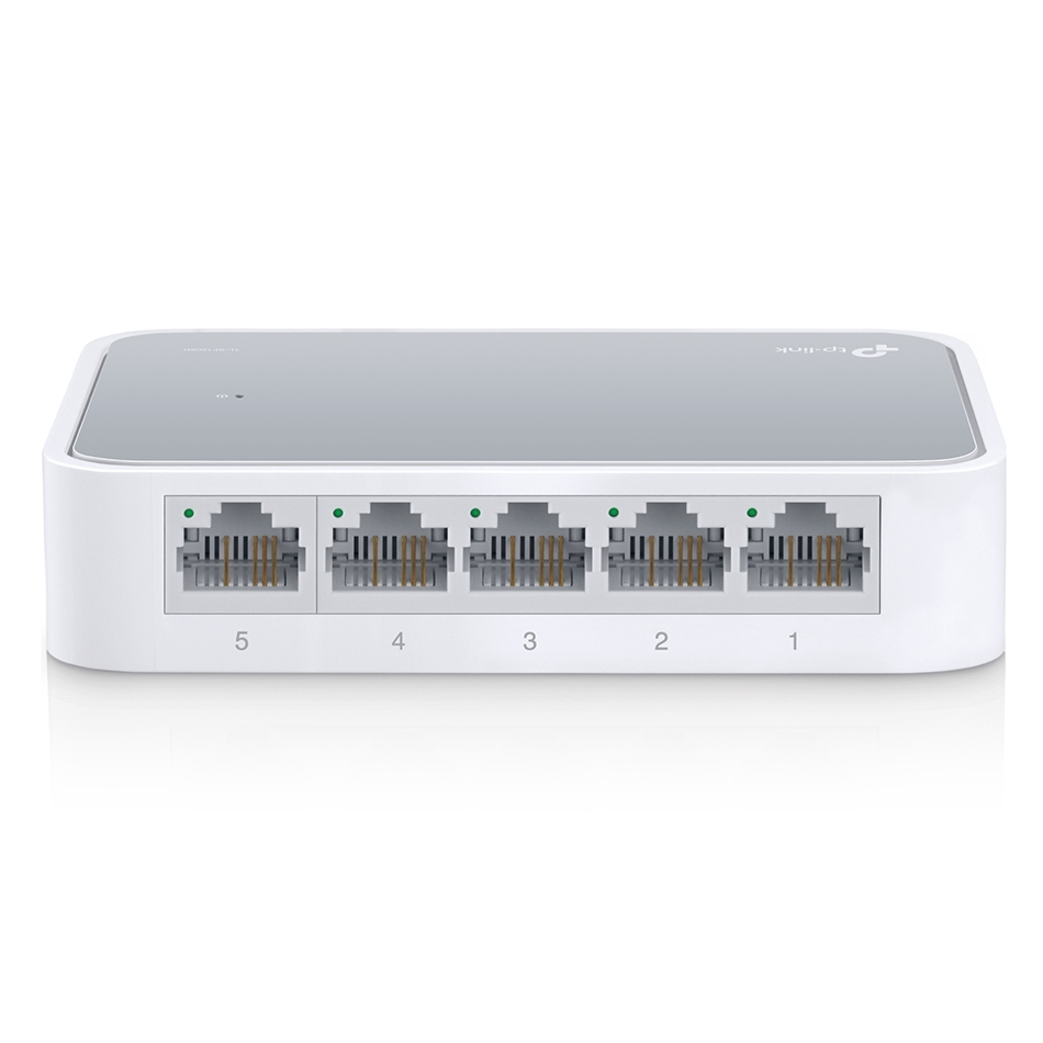 .5-port 10/100Mbps Desktop Switch  TP-LINK "TL-SF1005D", Plastic Case