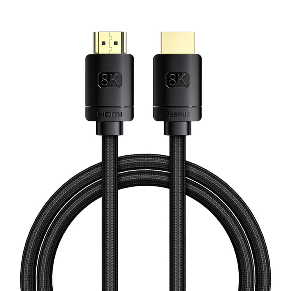 Baseus Cable HDMI to HDMI, V1.4, High Speed, 8K@60Hz 1M, High Definition Series, Black