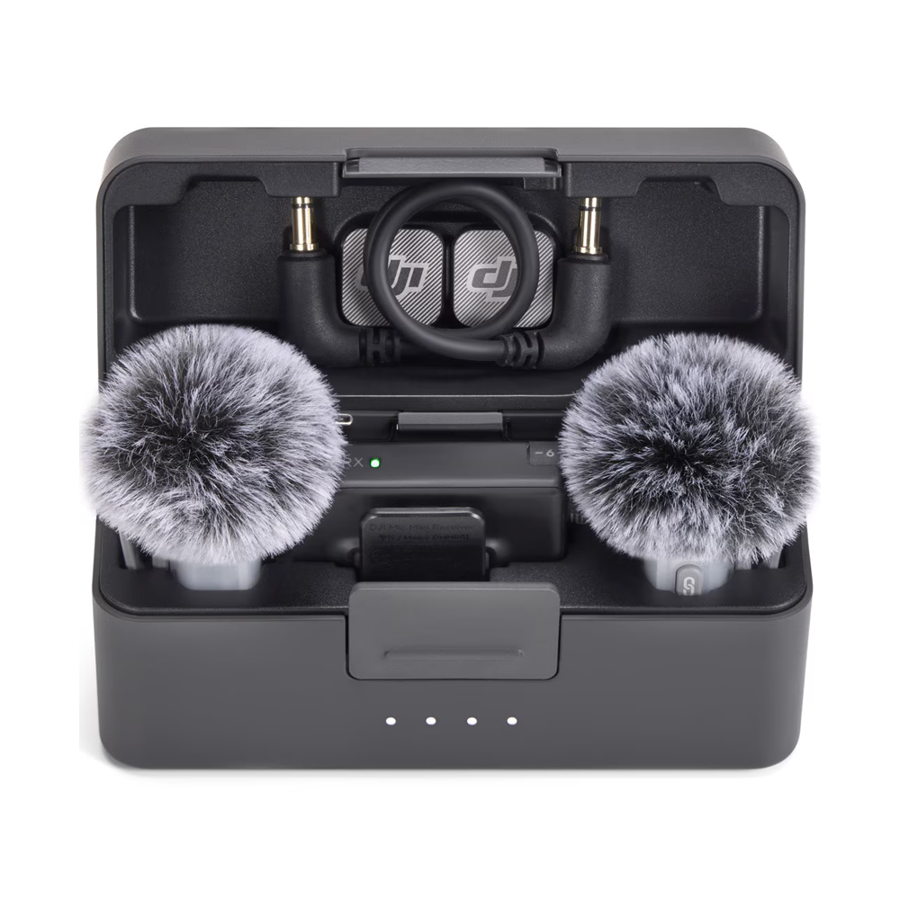 DJI Mic Mini 2 (2TX + 1RX+ Charging case) Wireless Lavalier Microphone