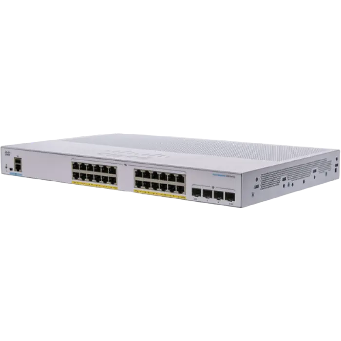 Сетевой коммутатор Cisco CBS350-24P-4G, 24x 10/100/1000 Мбит/с,Роутеры, Модемы, свичь, usb на lan