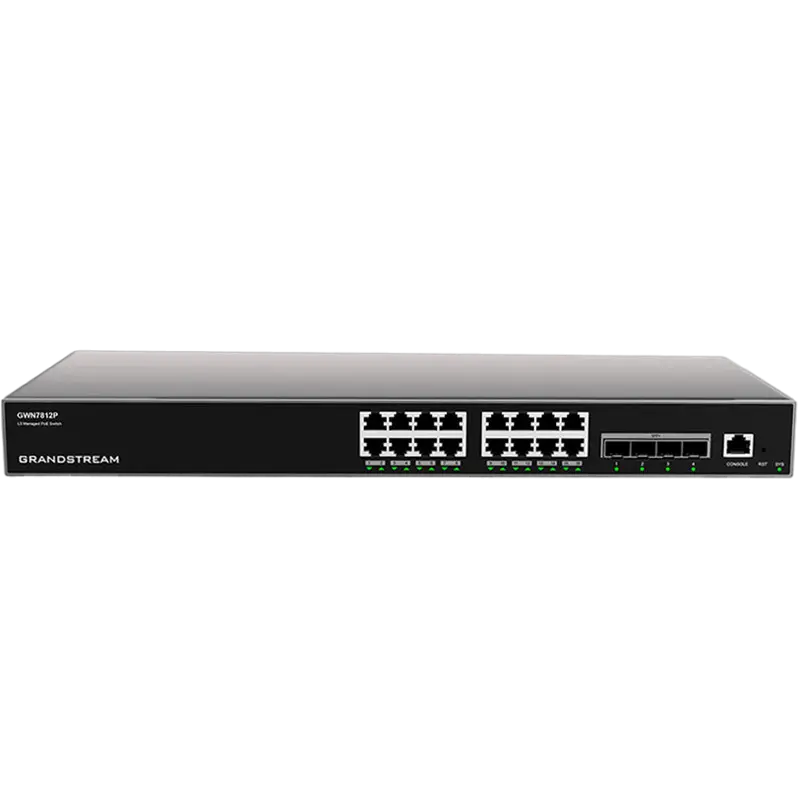 PoE коммутатор Grandstream GWN7812P, 16x IEEE 802.3af/at,Роутеры, Модемы, свичь, usb на lan