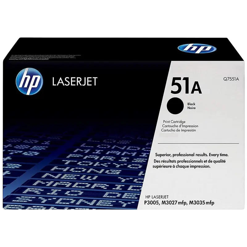 Картридж HP Q7551A, Черный