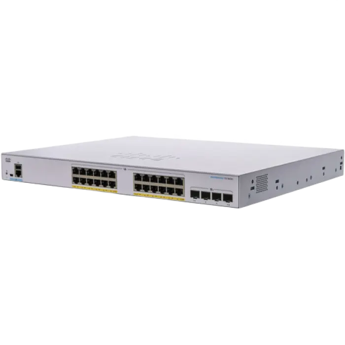 Сетевой коммутатор Cisco CBS350-24FP-4X, 24x 10/100/1000 Мбит/с,Роутеры, Модемы, свичь, usb на lan