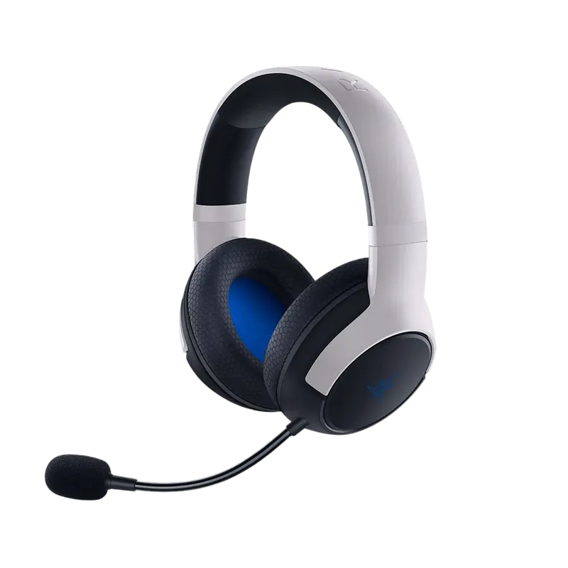 Игровая Гарнитура Razer Kaira HyperSpeed для PS5, Беспроводной, Белый | Черный