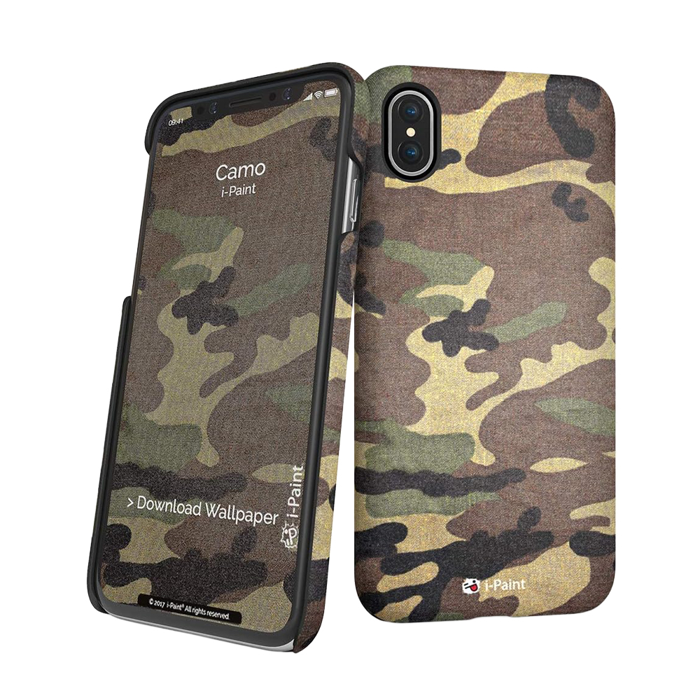 I-Paint Case Hard iPhone X/Xs Camo