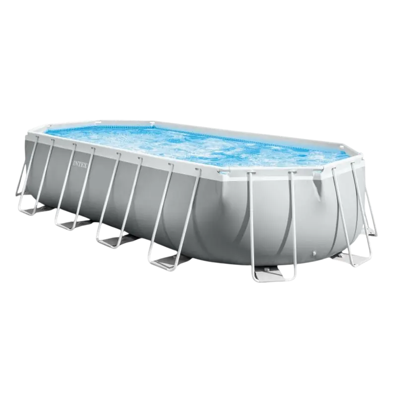 Каркасный бассейн Intex Prism Frame 26796, 13365л, Светло-серый, 26796