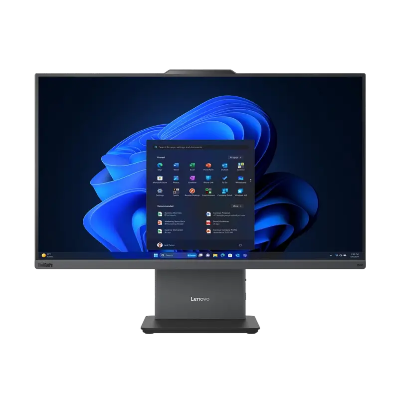 Моноблок Lenovo ThinkCentre neo 55a gen 6, 23,8", AMD Ryzen 7 250, 16Гб/512Гб, Без ОС, Luna Grey